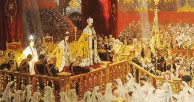 The coronation of Tsar Nicholas II