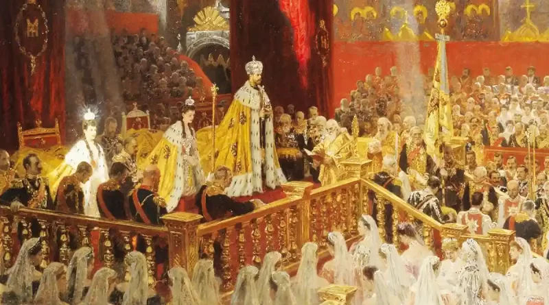 The coronation of Tsar Nicholas II