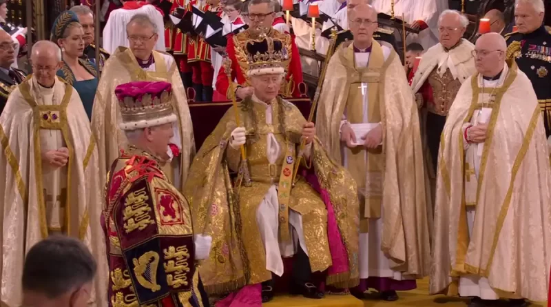 King Charles III Queen Camilla Crowned