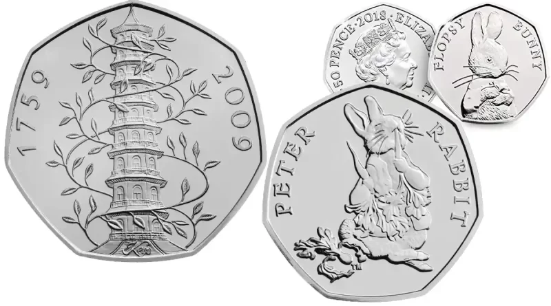 10 most valuably 50 pence coins in Britain